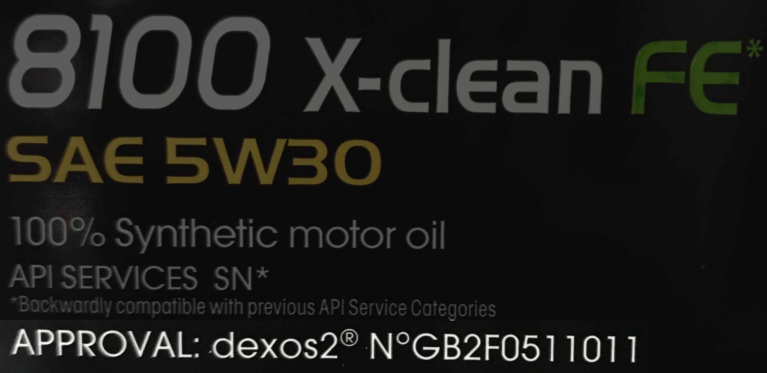 Dexos2 motul 8100 x-clean FE