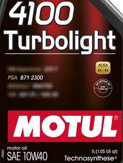 Motul 4100 Turbolight psa b71 2300