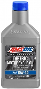 Купить AMSOIL Metric Motorcycle Oil 10W-40 в магазине xmoto.ua AMSOIL Metric Motorcycle Oil 10W-40 Фото 1