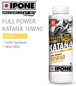 Купить Ipone full power katana 10w40 в магазине xmoto.ua Ipone full power katana 10w40 Фото 1