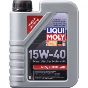Купить Liqui Moly MoS2 Leichtlauf 15W-40 в магазине xmoto.ua Liqui Moly MoS2 Leichtlauf 15W-40 Фото 1