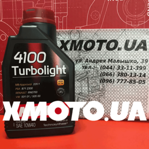 Купить Motul 4100 turbolight 10w-40 в магазине xmoto.ua Motul 4100 turbolight 10w-40 Фото 1