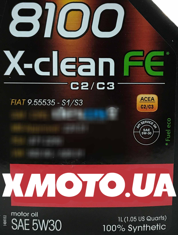 масло Motul для Fiat Fiat 9.55535-s1 s3 Motul 8100 x-clean FE - Xmoto.ua